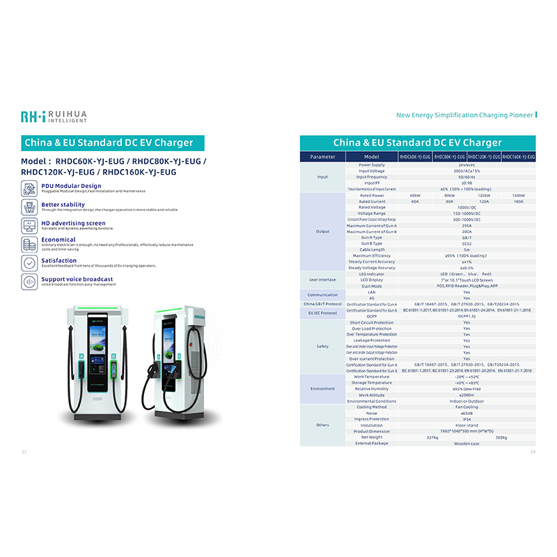 China & EU Standard DC EV Charger