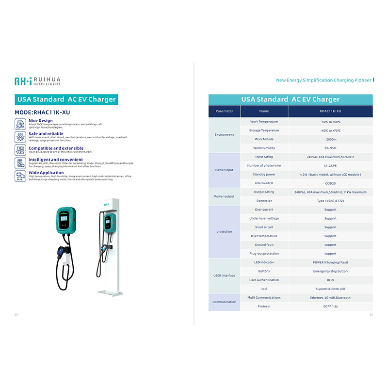 USA Standard AC EV Charger